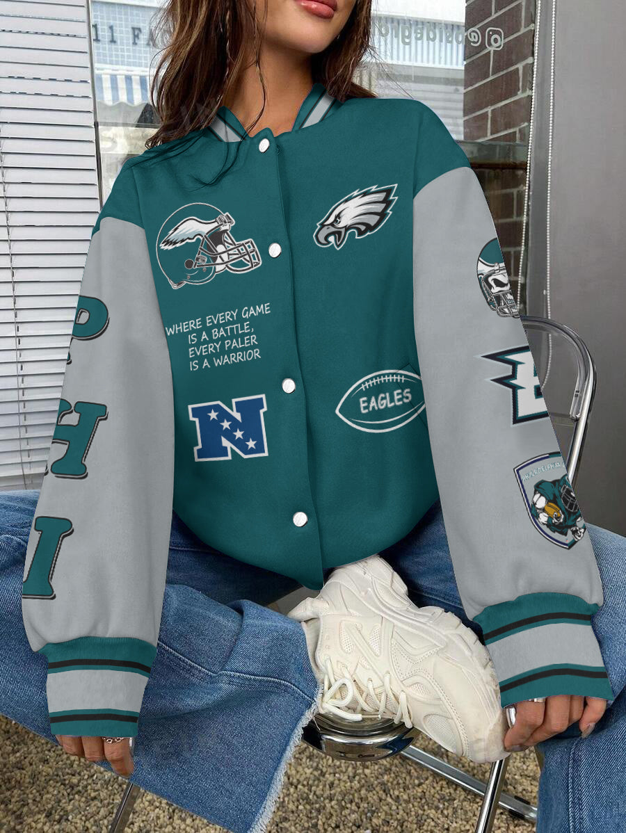 Philadelphia Eagles National Football League Varsity Jacket AZBTVJK000614