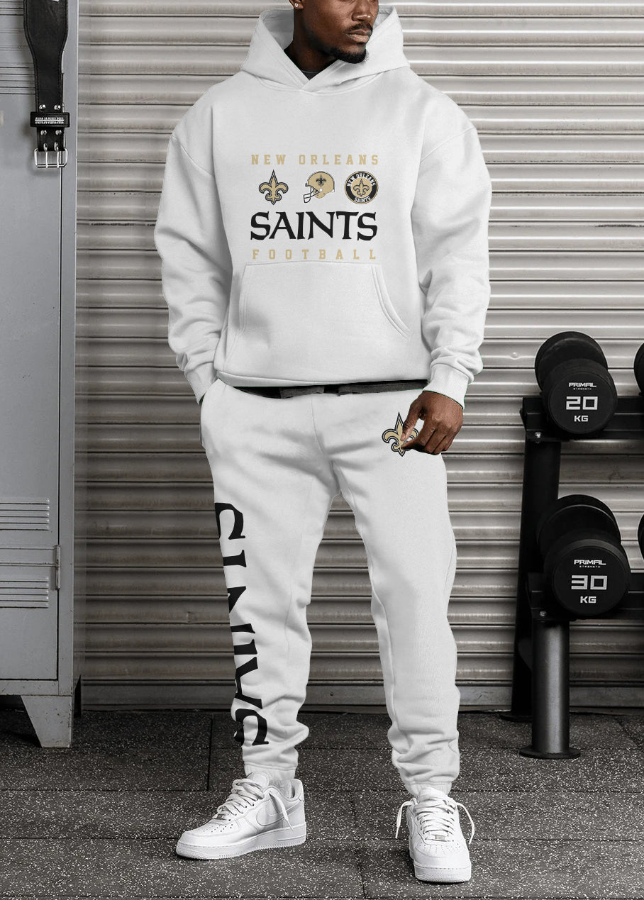 New Orleans Saints Combo Pullover Hoodie And Sweatpants AZBTPHSP000167