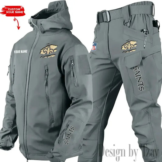 New Orleans Saints Outdoor Jacket and Pants 000091
