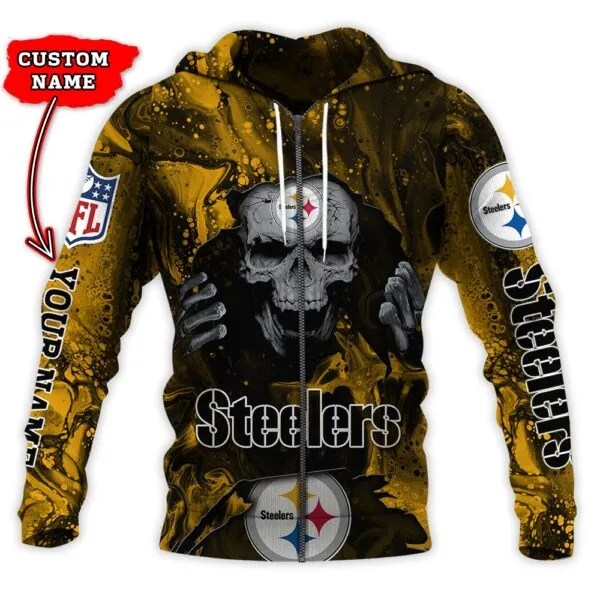 Pittsburgh Steelers Personalized Hoodie and Joggers AZCHD1001
