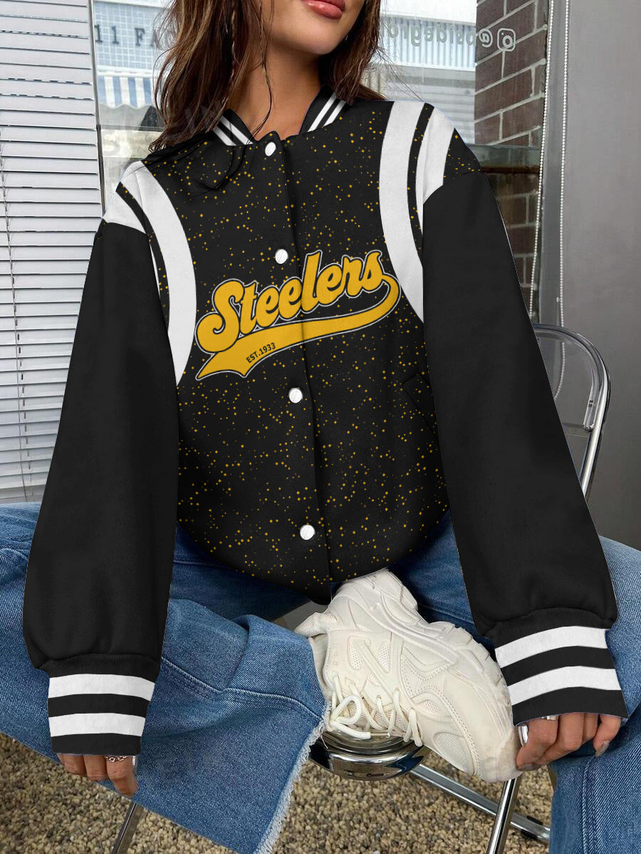 Pittsburgh Steelers National Football League Varsity Jacket AZBTVJK000604