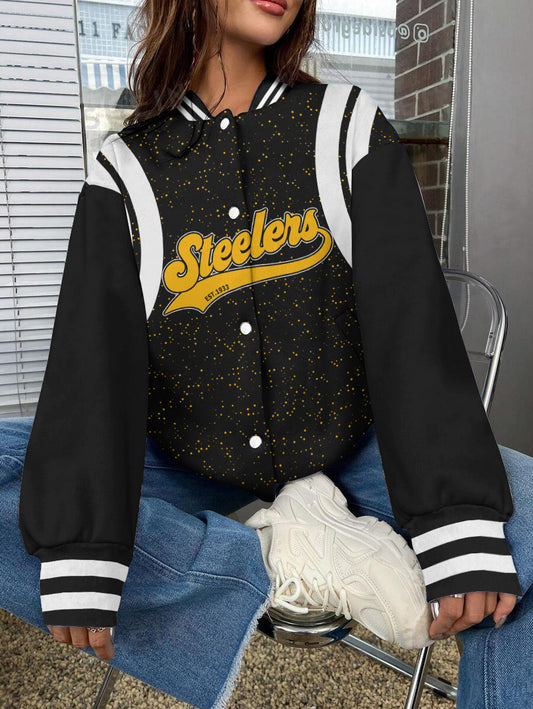 Pittsburgh Steelers National Football League Varsity Jacket AZBTVJK000604