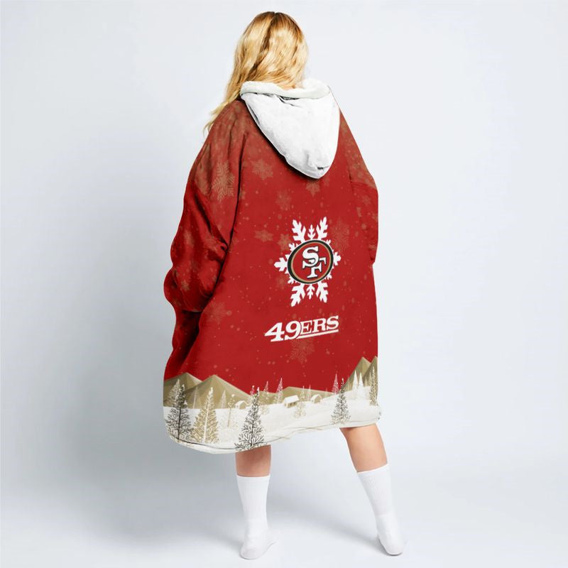 San Francisco 49ers Snug Hoodie AZBTSNH000006