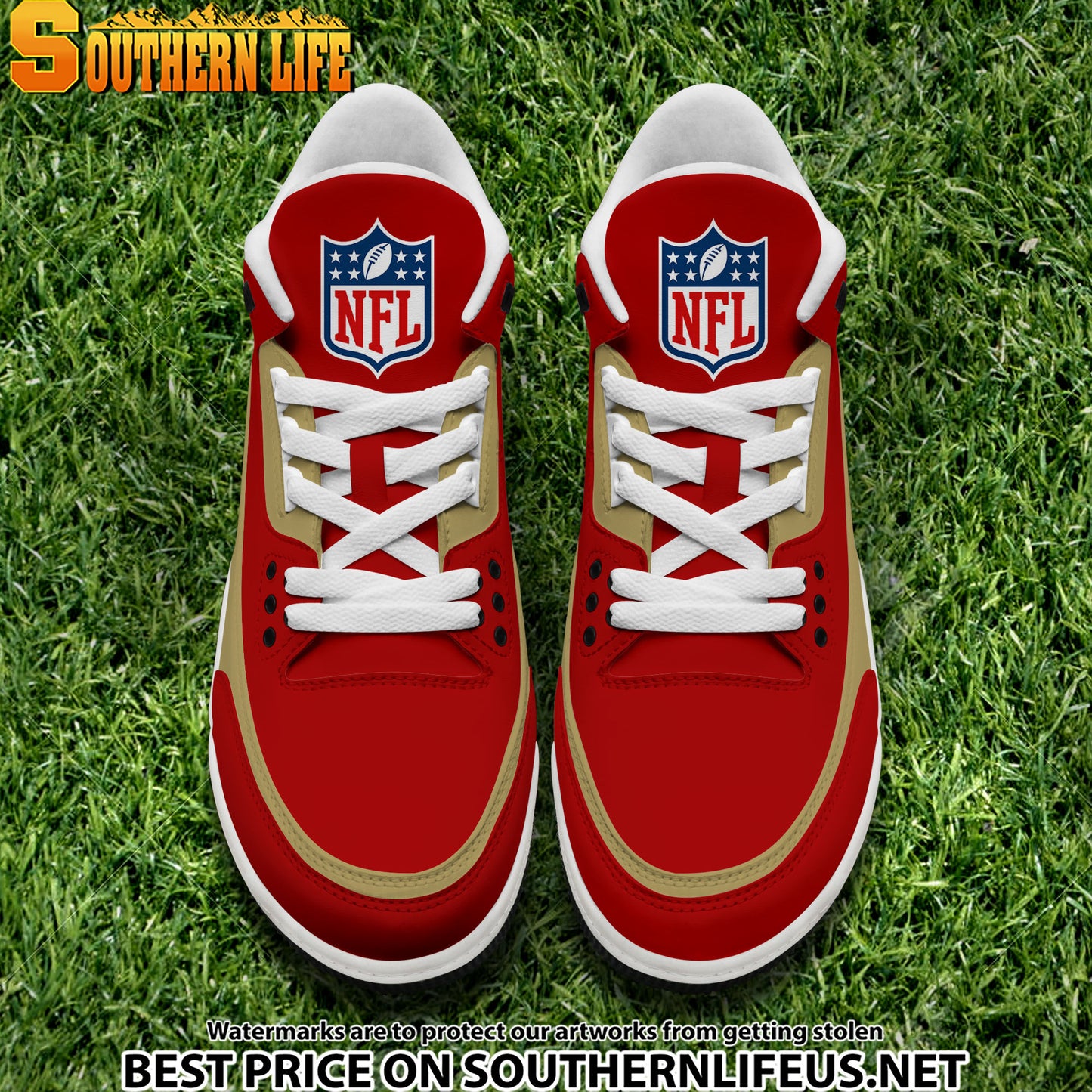 San Francisco 49ers JD3 New Sport Football Sneakers AZBTAJ3000291