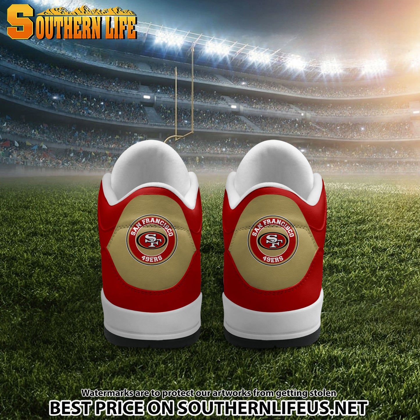 San Francisco 49ers JD3 New Sport Football Sneakers AZBTAJ3000291