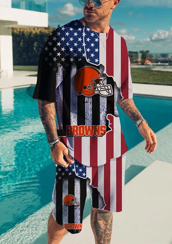Cleveland Browns T-shirt and Shorts AZTS492