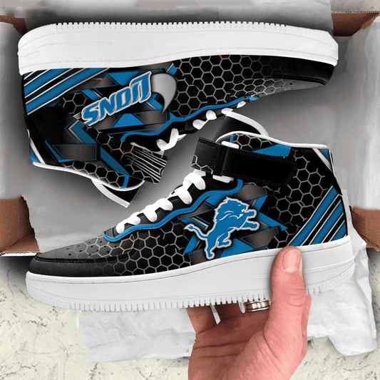 Detroit Lions High AF1 Sneakers BG29