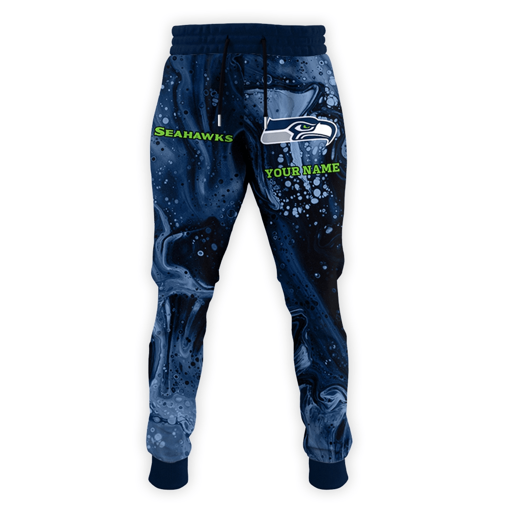 Seattle Seahawks Personalized Hoodie and Joggers AZCHD1003