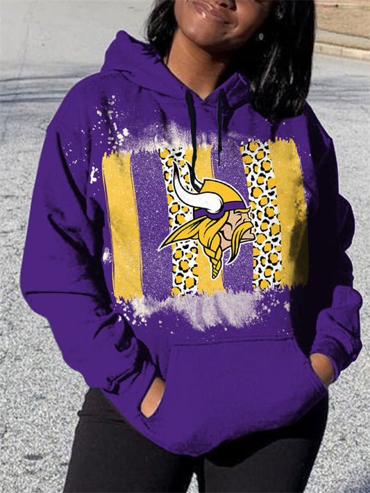 Minnesota Vikings 3D Printed Pocket Pullover Hoodie AZBTPH000132
