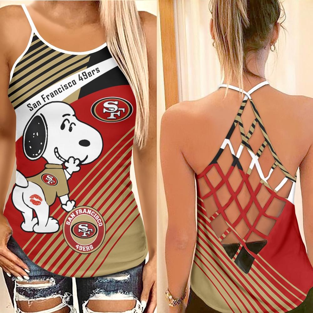 San Francisco 49ers Criss Cross Tank Top BGCCTANK156