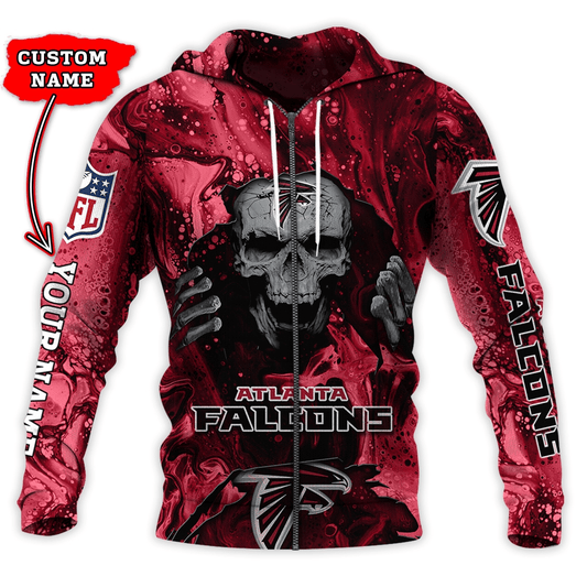 Atlanta Falcons Personalized Hoodie and Joggers AZCHD976