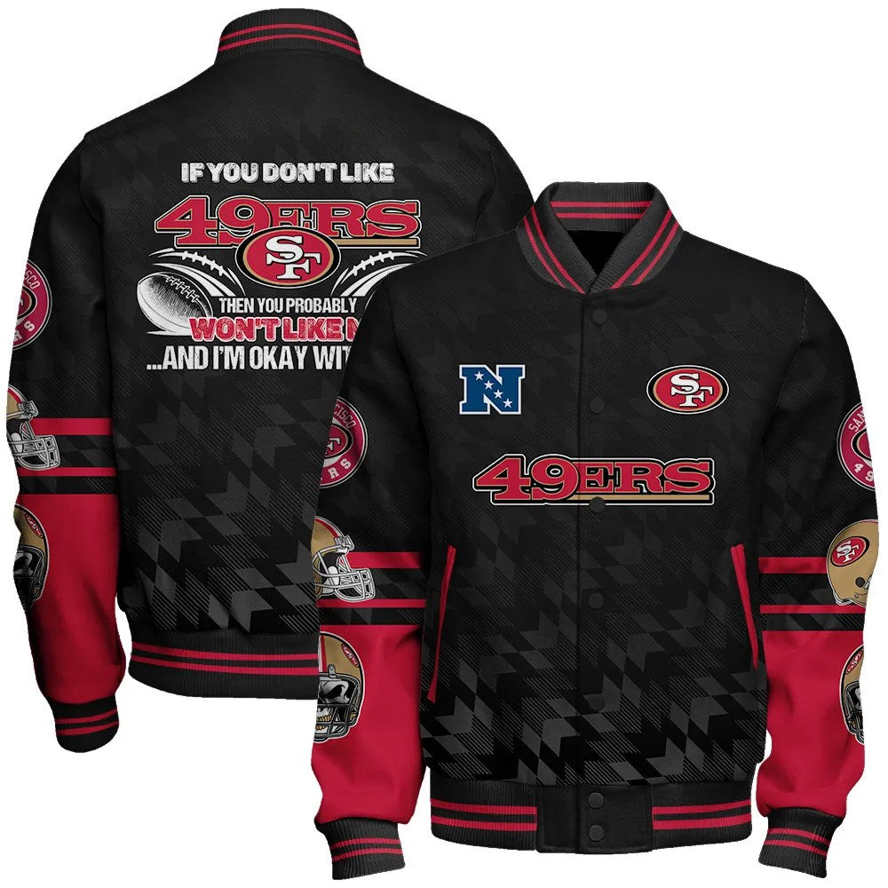 San Francisco 49ers National Football Conference Unisex Varsity Jacket AZDDVJK000025