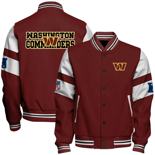 Washington Commanders National Football Conference Unisex Varsity Jacket AZDDVJK000032