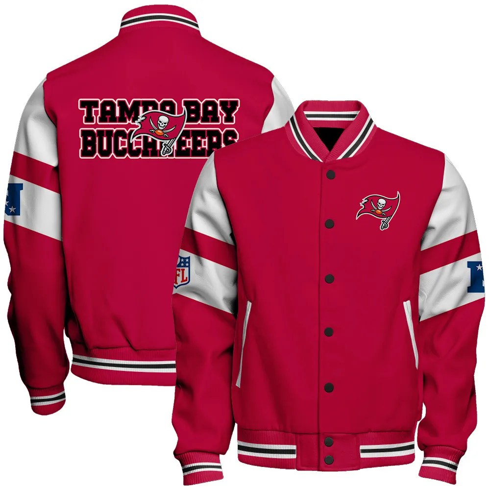 Tampa Bay Buccaneers National Football Conference Unisex Varsity Jacket AZDDVJK000029