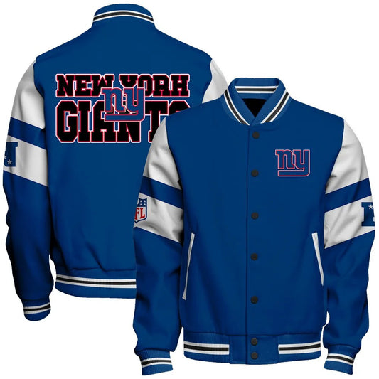 New York Giants National Football Conference Unisex Varsity Jacket AZDDVJK000018