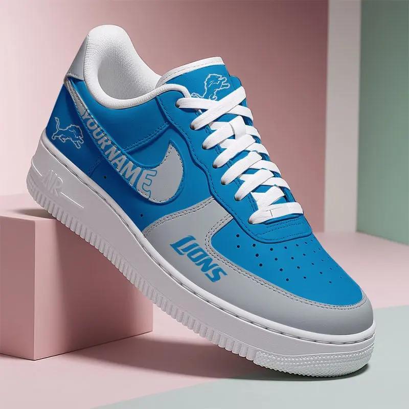 Detroit Lions New Personalized AF1-1 Sneakers 2025 AZBTAF1N000011