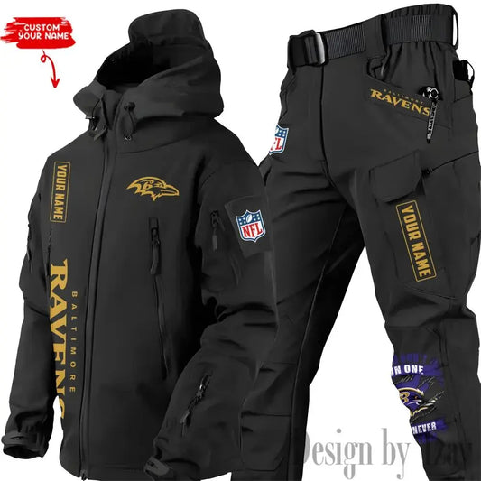 Baltimore Ravens Outdoor Jacket and Pants 000131