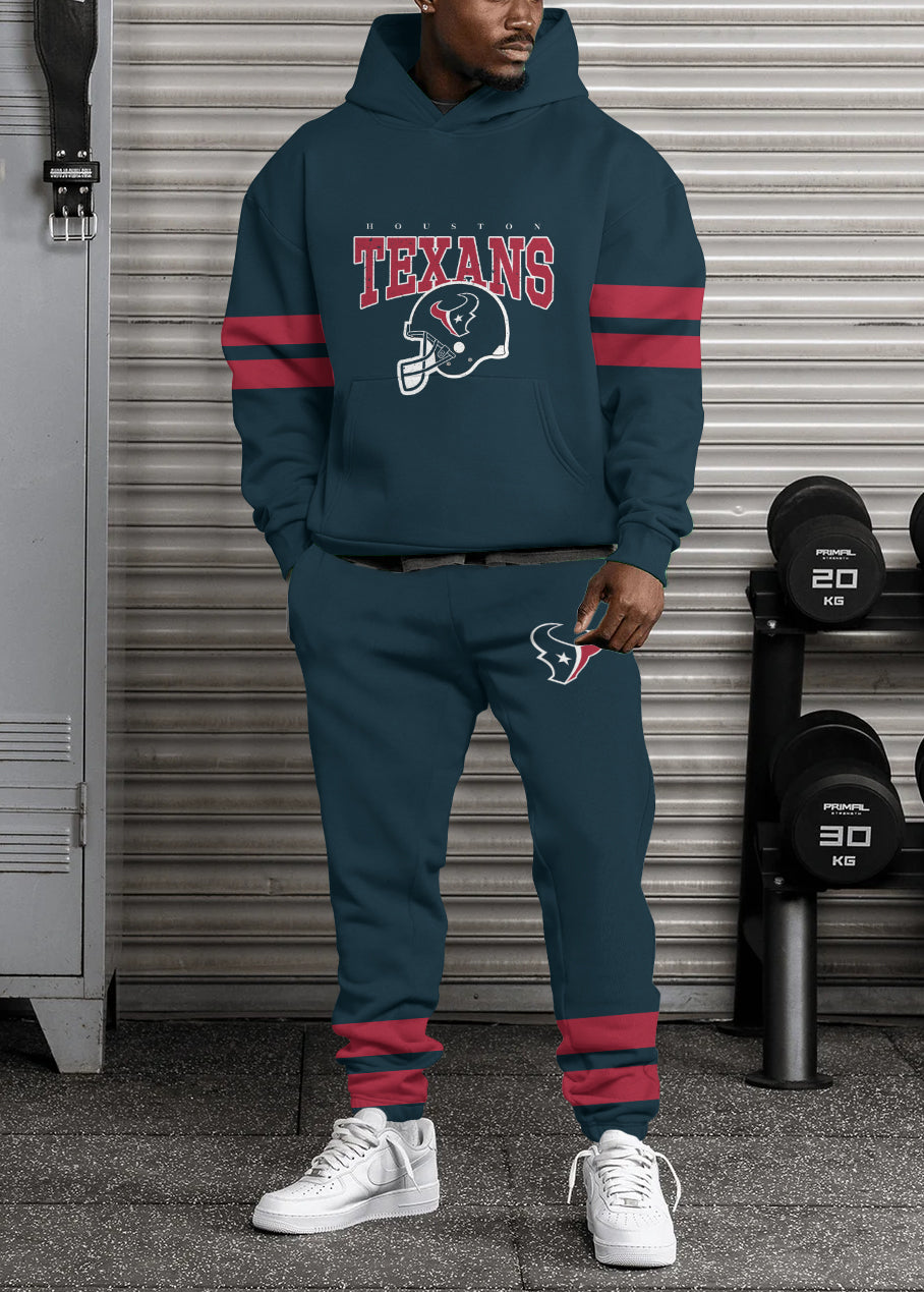 Houston Texans Combo Pullover Hoodie And Sweatpants AZBTPHSP000184