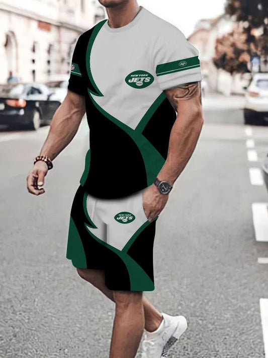 New York Jets T-shirt and Shorts AZTS595