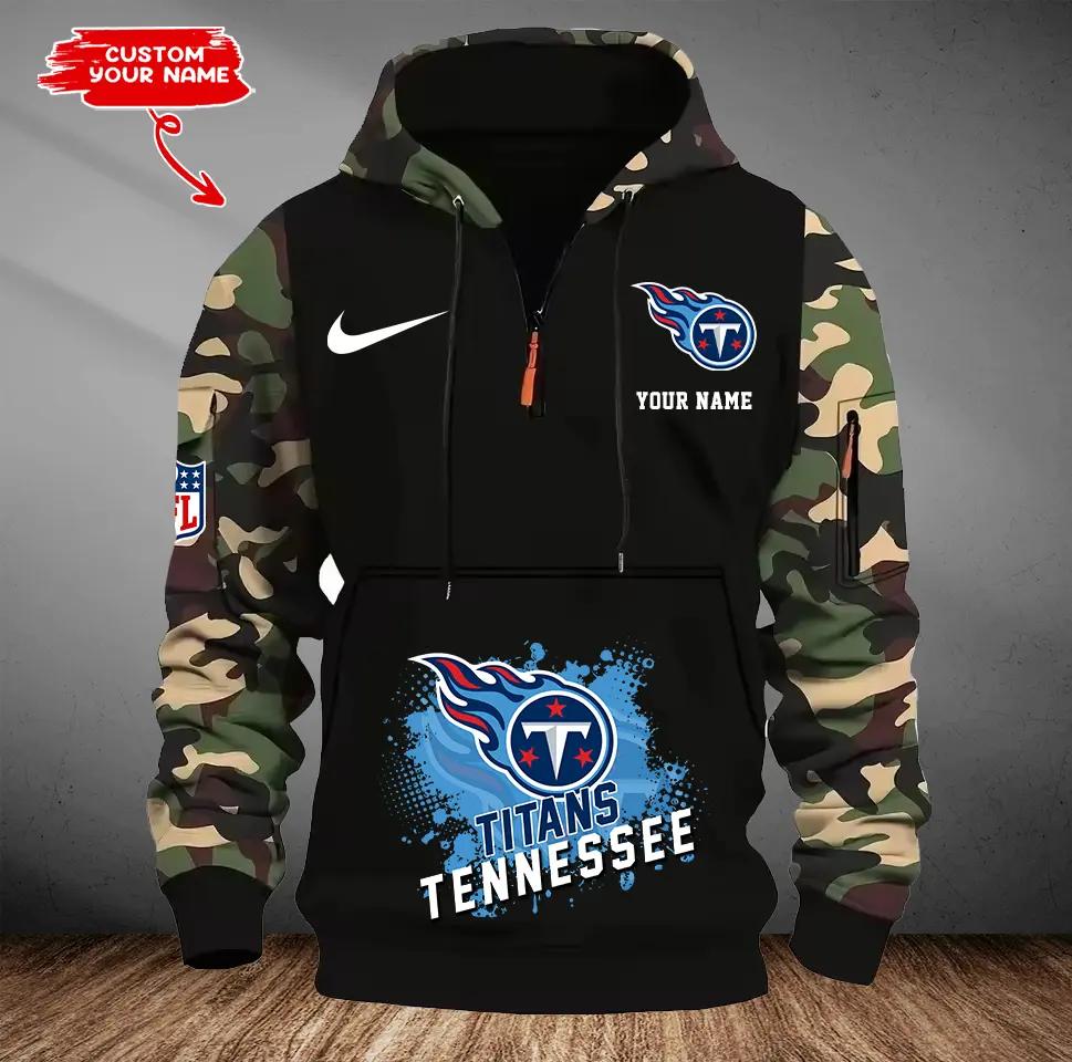 Tennessee Titans Camouflage Hooded Sweatshirt HA62