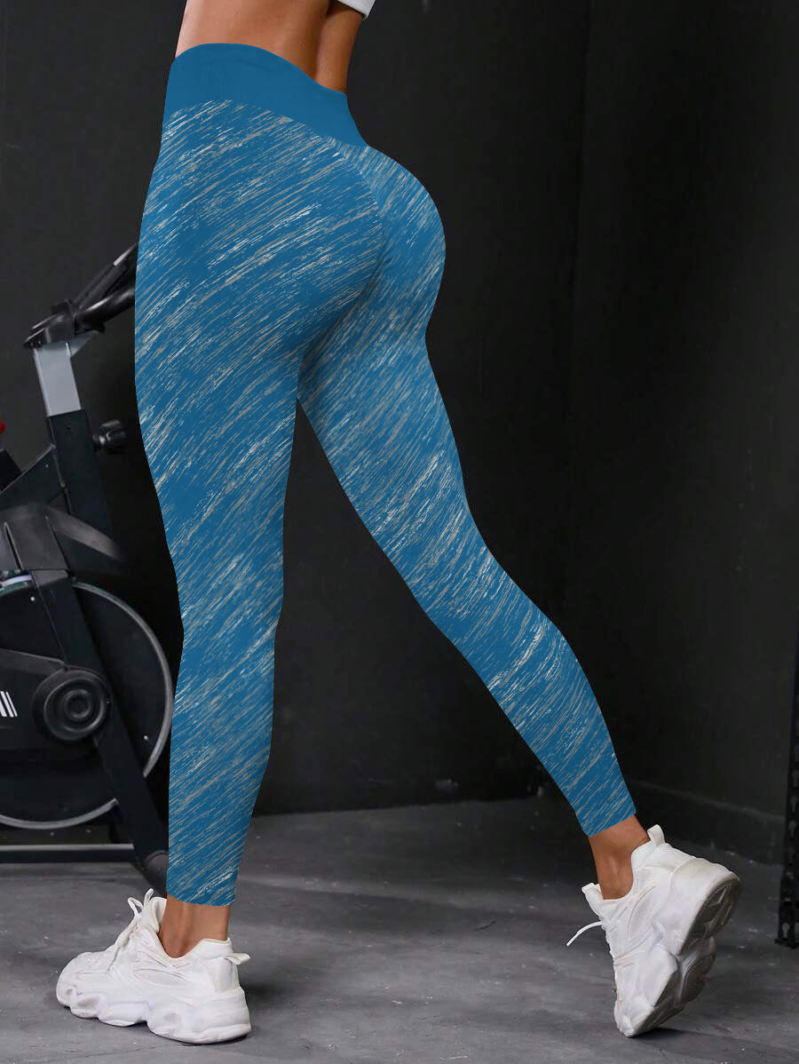 Detroit Lions High Waist Push Up Printed Leggings (1)