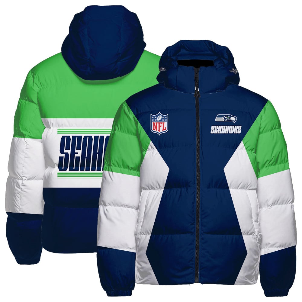 Seattle Seahawks CozyCloud Down Jacket AZBTDWJ000147