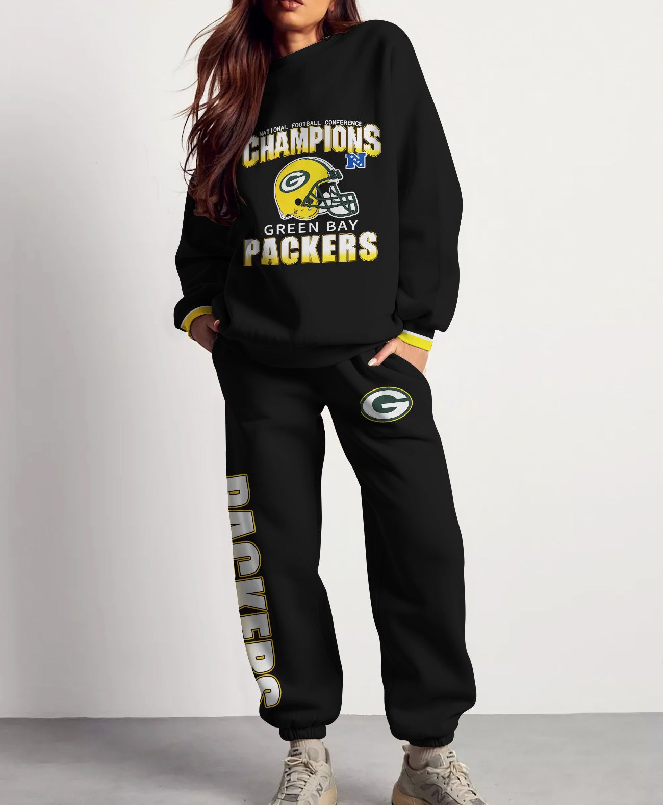 Green Bay Packers Combo 3D Sweatsuit and Sweatpants Unisex CBSP122