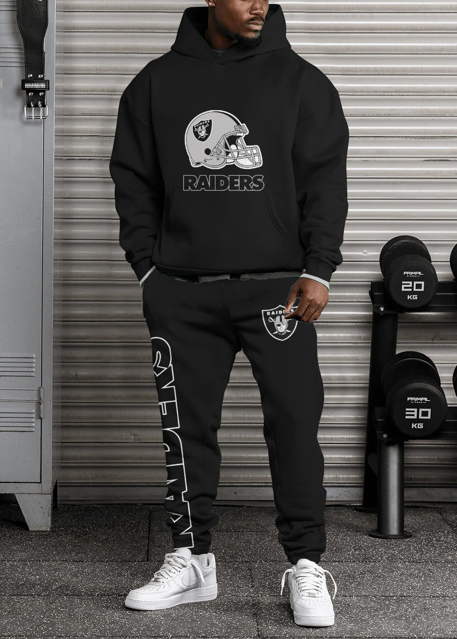 Las Vegas Raiders Combo Pullover Hoodie And Sweatpants AZBTPHSP000376