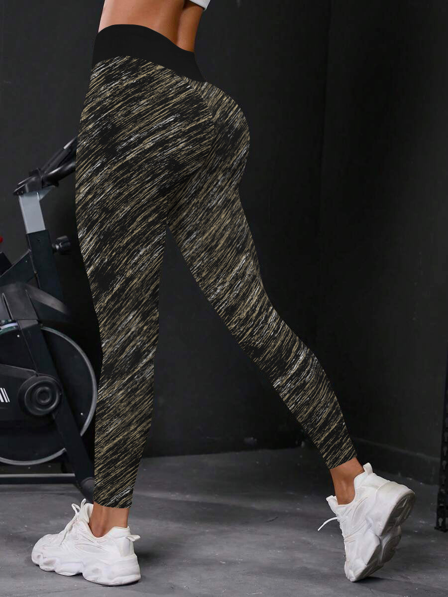 New Orleans Saints High Waist Push Up Printed Leggings (1)