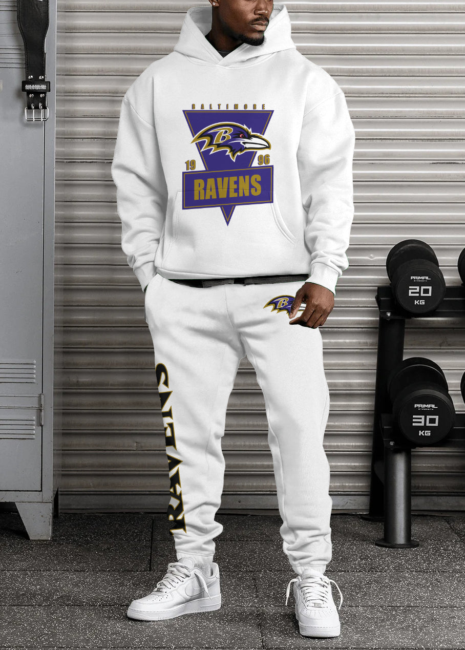 Baltimore Ravens Combo Pullover Hoodie And Sweatpants AZBTPHSP000290