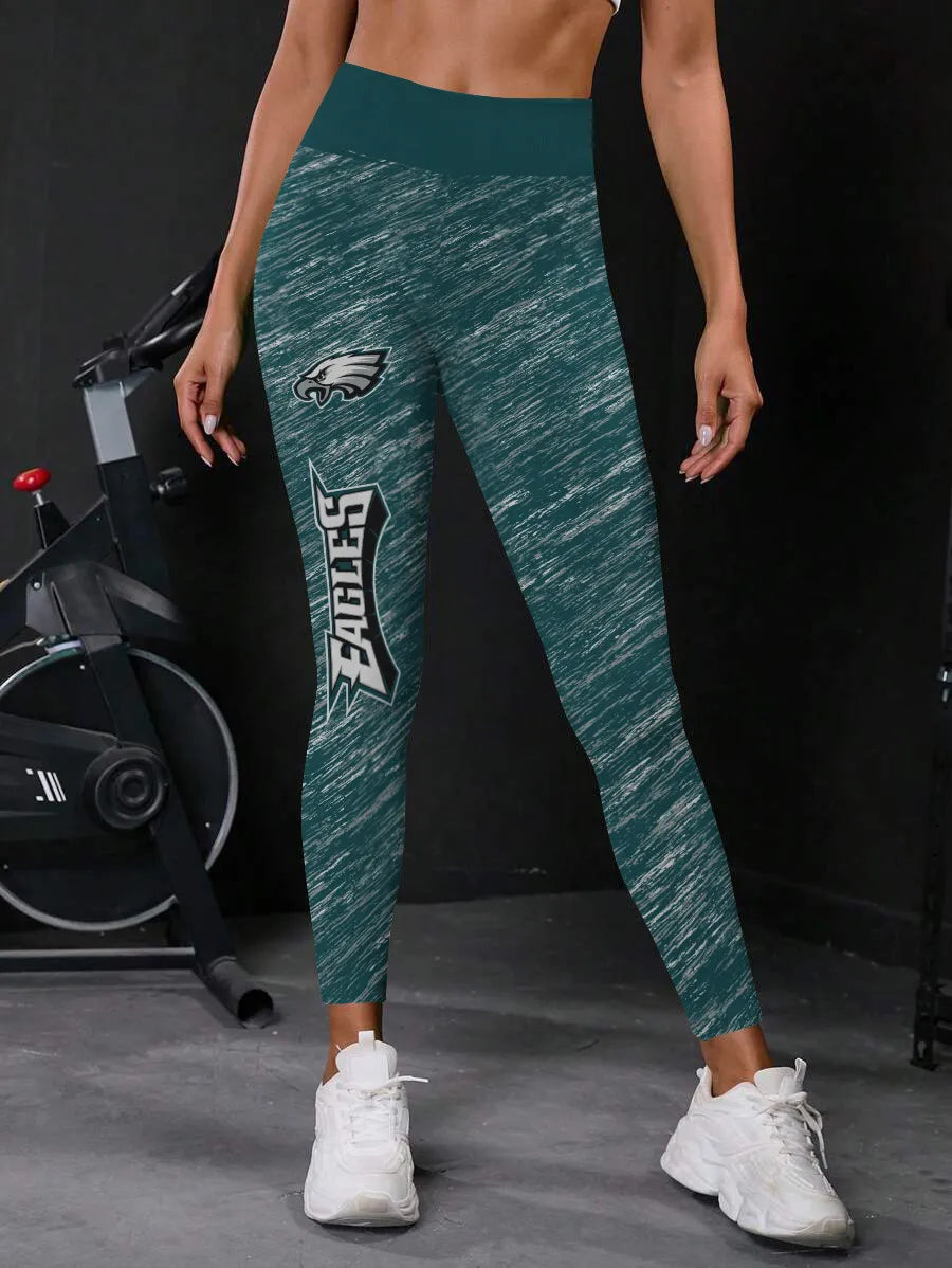 Philadelphia Eagles High Waist Push Up Printed Leggings (1)