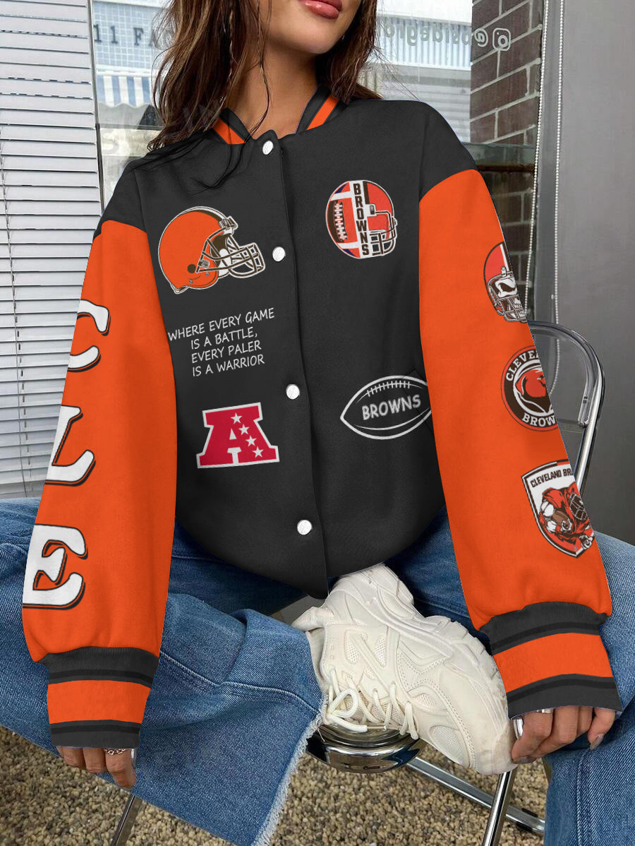 Cleveland Browns National Football League Varsity Jacket AZBTVJK000578