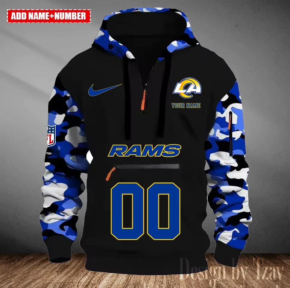Los Angeles Rams Camouflage Hooded Sweatshirt HA19