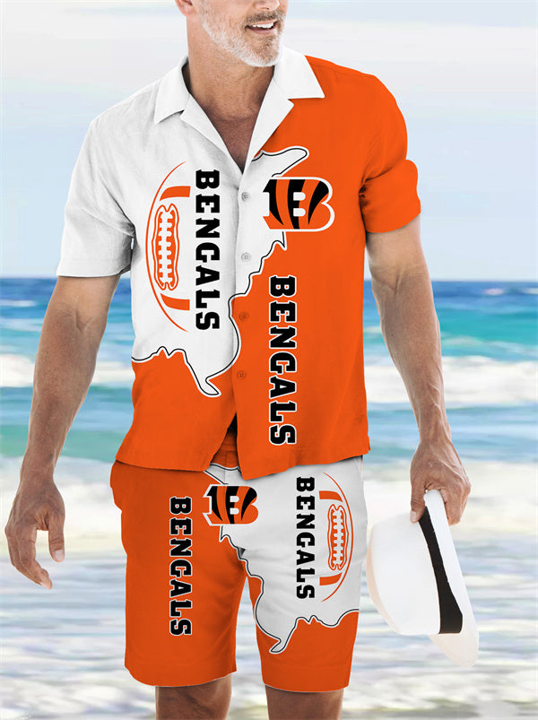 Cincinnati Bengals Combo Hawaiian Shirt and Shorts AZBTHWSS000124