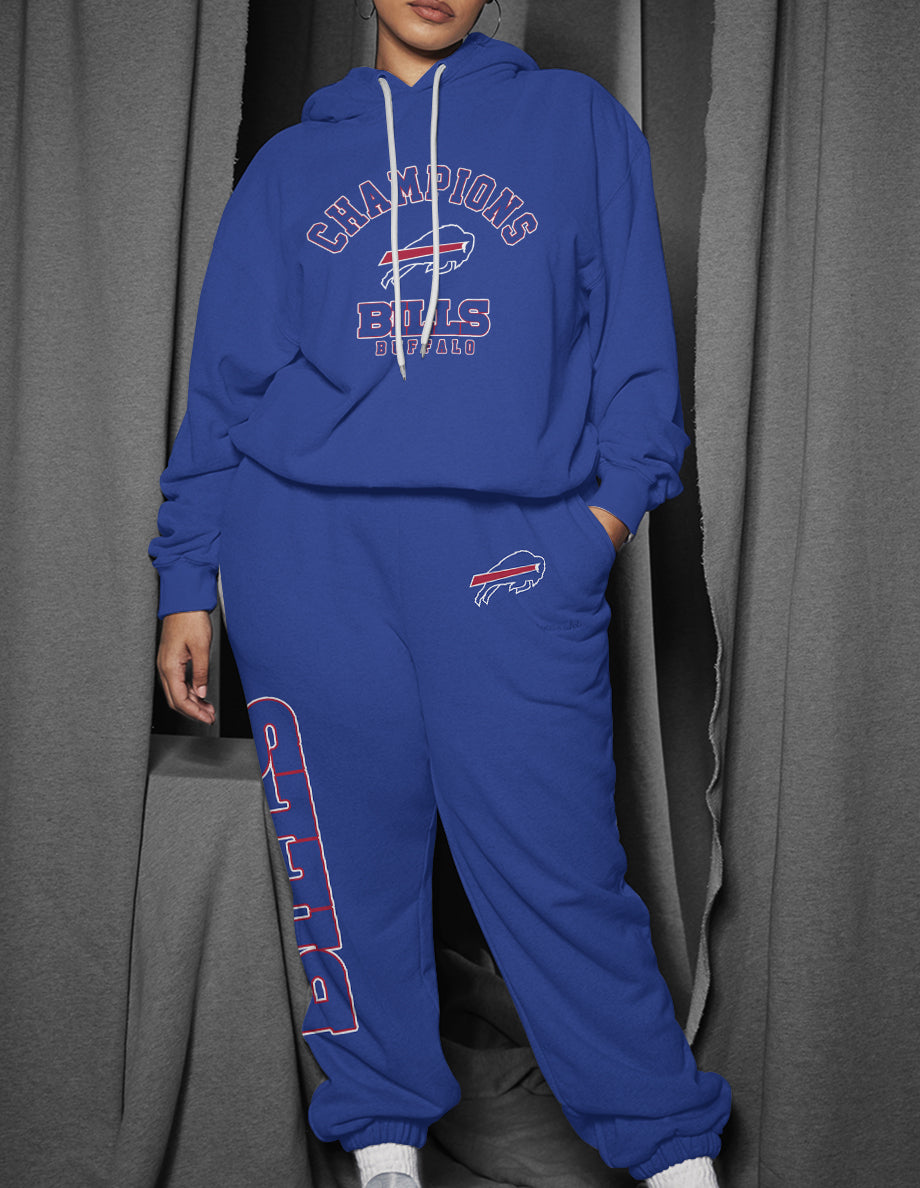 Buffalo Bills Combo Pullover Hoodie And Sweatpants AZBTPHSP000177