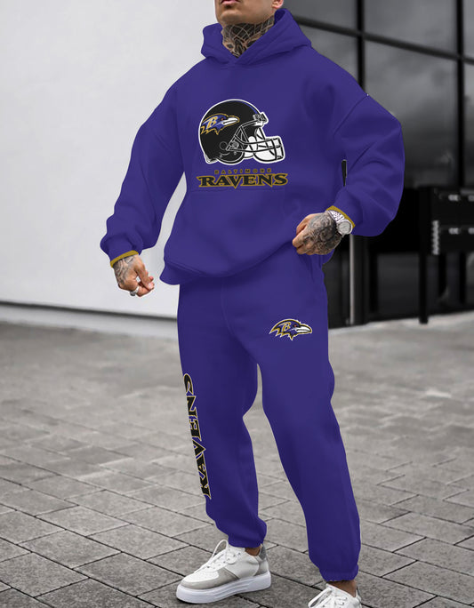 Baltimore Ravens Combo Pullover Hoodie And Sweatpants AZBTPHSP000137