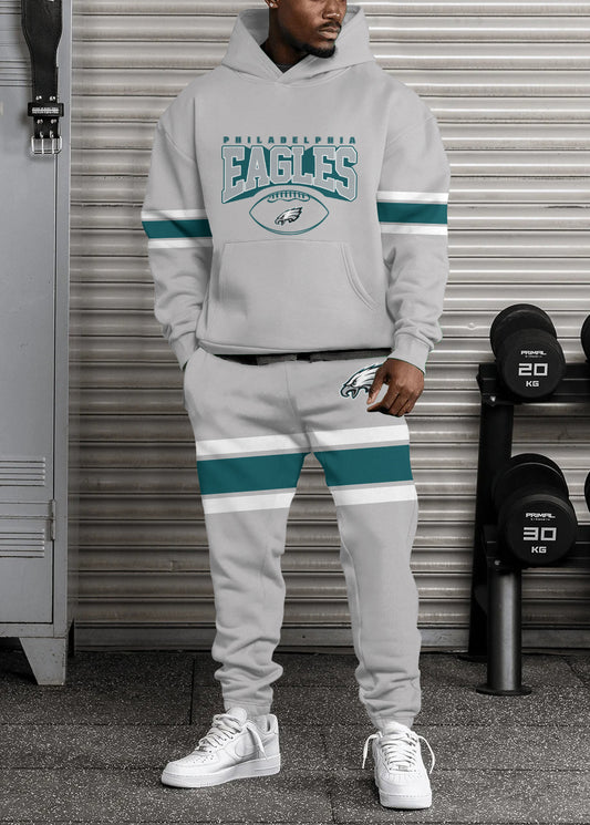 Philadelphia Eagles Combo Pullover Hoodie And Sweatpants AZBTPHSP000343