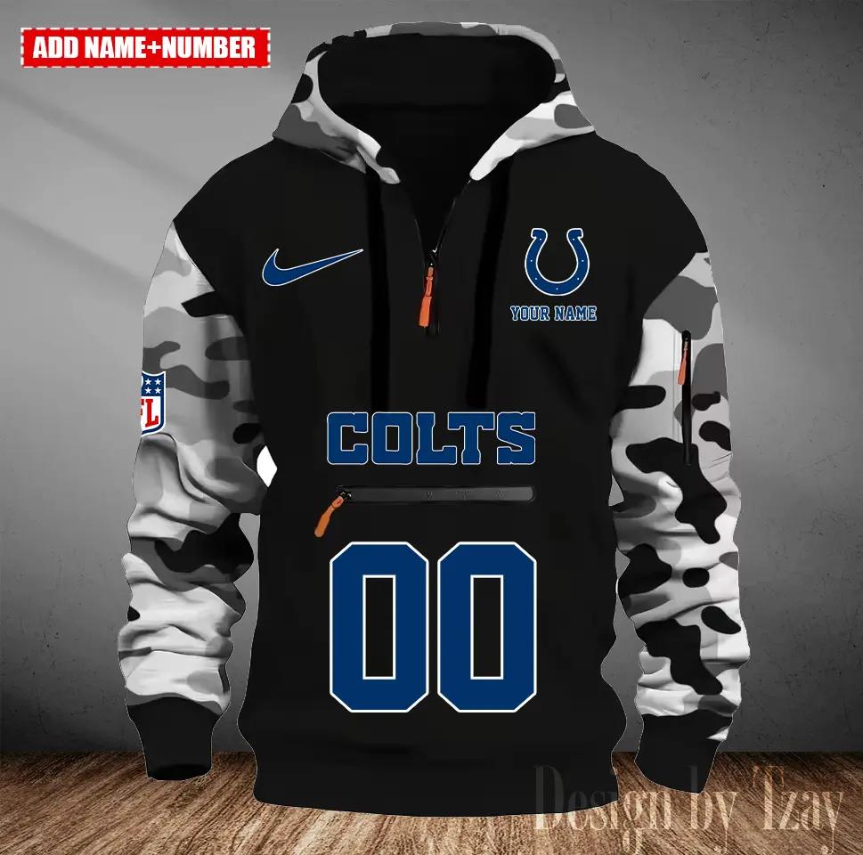 Indianapolis Colts Camouflage Hooded Sweatshirt HA14