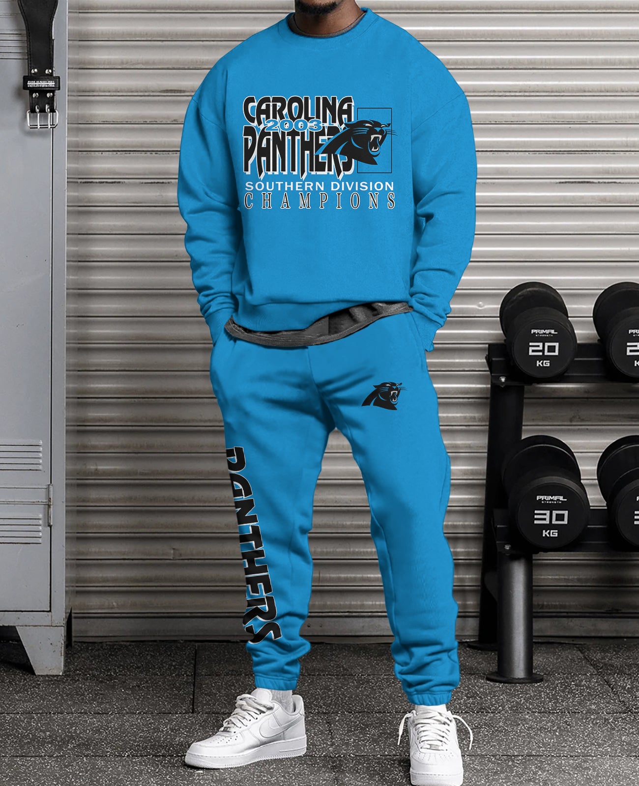 Carolina Panthers Combo 3D Sweatsuit and Sweatpants Unisex CBSP170