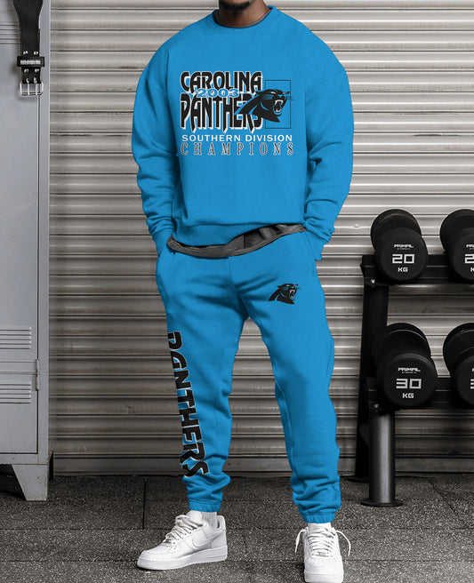 Carolina Panthers Combo 3D Sweatsuit and Sweatpants Unisex CBSP170