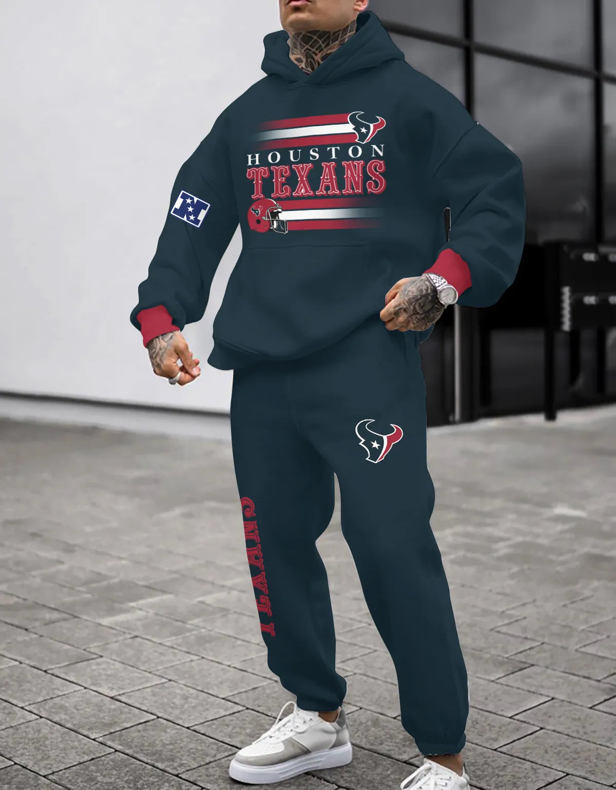 Houston Texans Combo Pullover Hoodie And Sweatpants AZBTPHSP000122