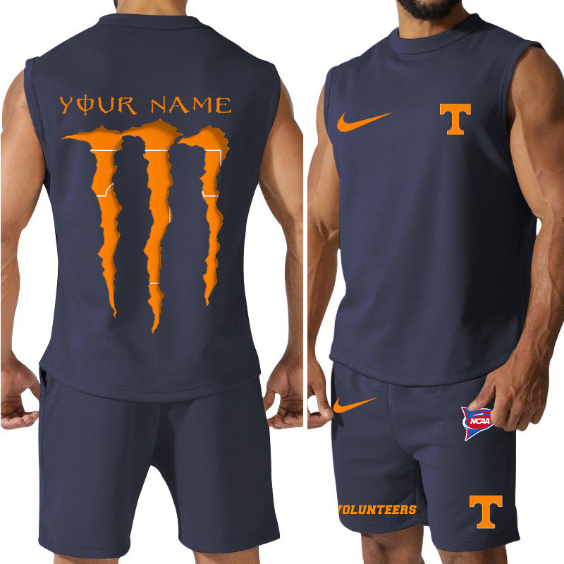 Tennessee Volunteers Colorful Combo Men Jersey Tank Top and Shorts AZBTCMJTTS000045
