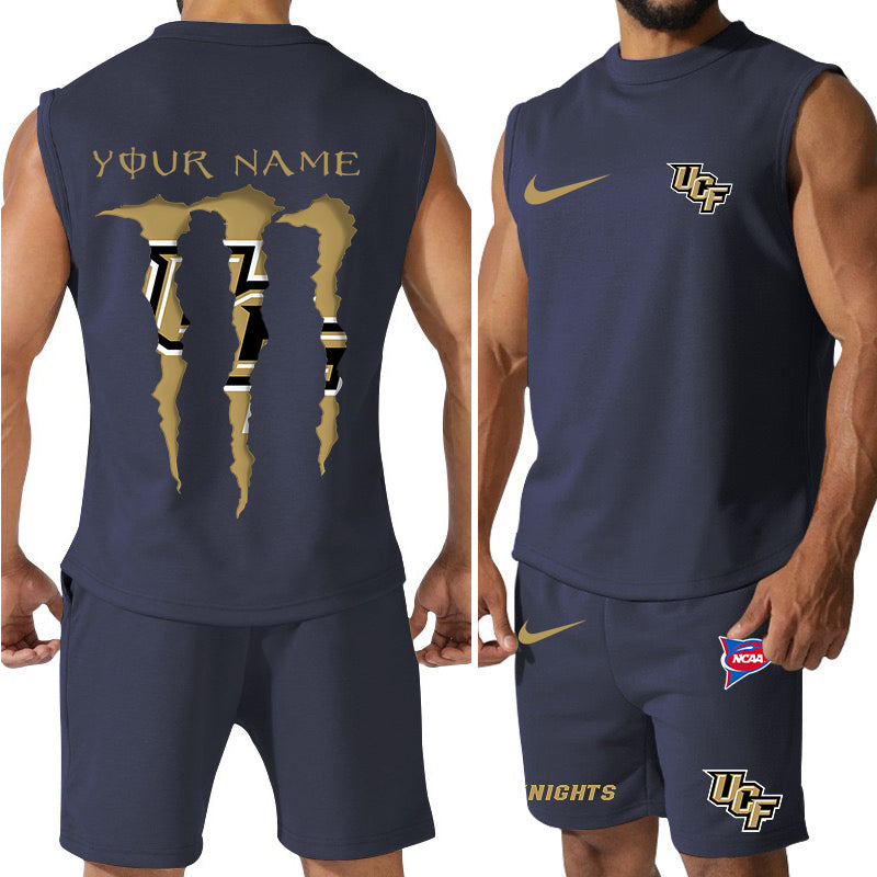 UCF Knights Colorful Combo Men Jersey Tank Top and Shorts AZBTCMJTTS000069