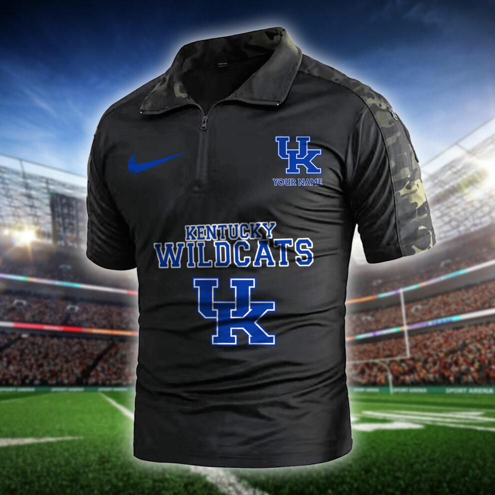 Kentucky Wildcats  Army Polo Shirt AZBTAPS000018