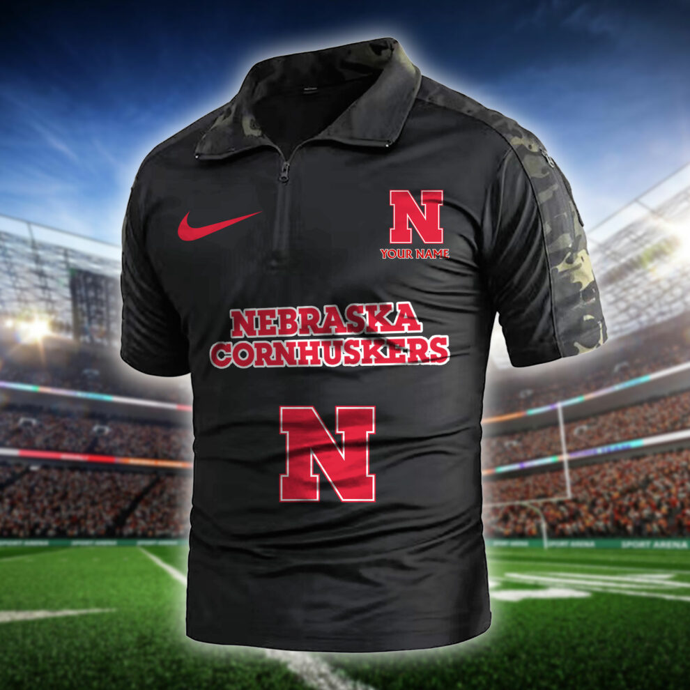 Nebraska Cornhuskers  Army Polo Shirt AZBTAPS000062