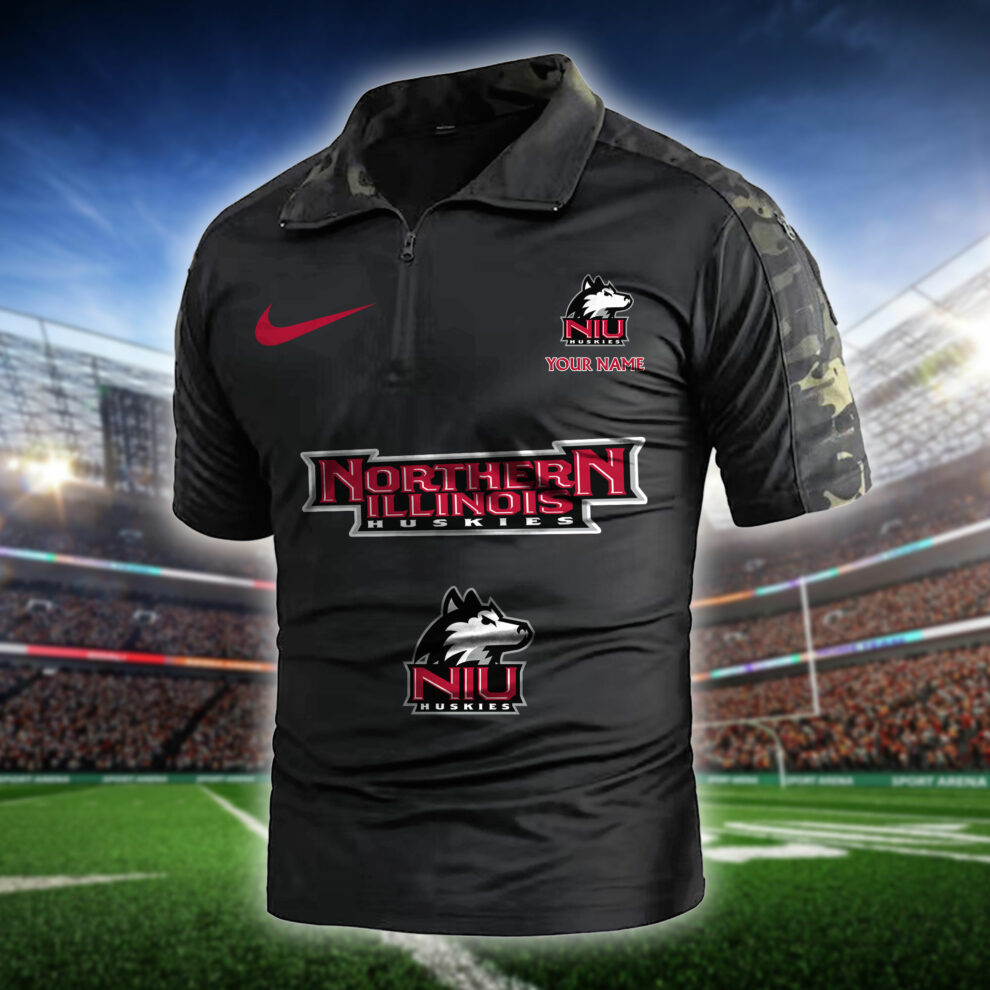 Northern Illinois Huskies Army Polo Shirt AZBTAPS000064