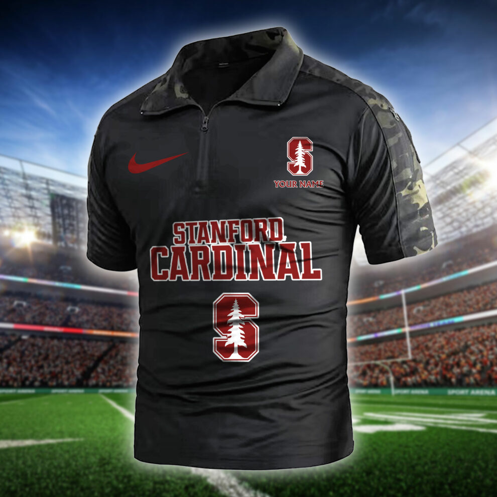 Stanford Cardinal  Army Polo Shirt AZBTAPS000068