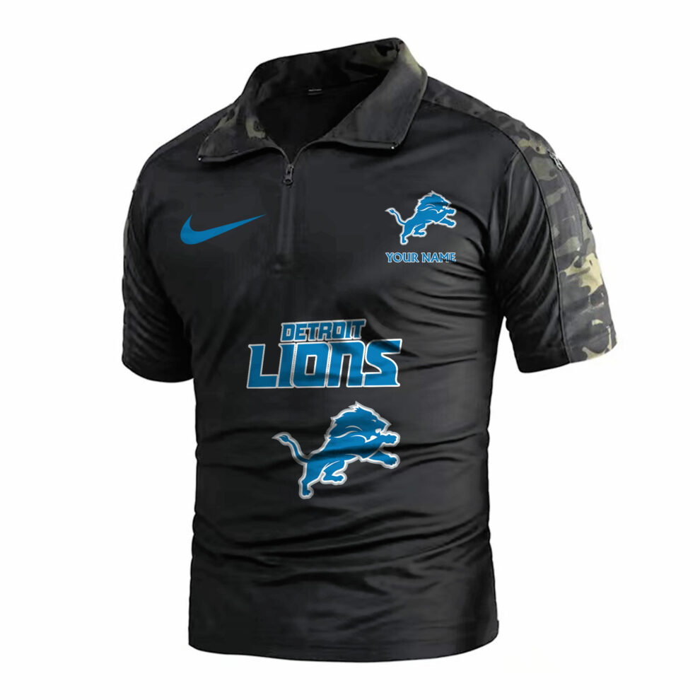 Detroit Lions Army Polo Shirt AZBTAPS000028