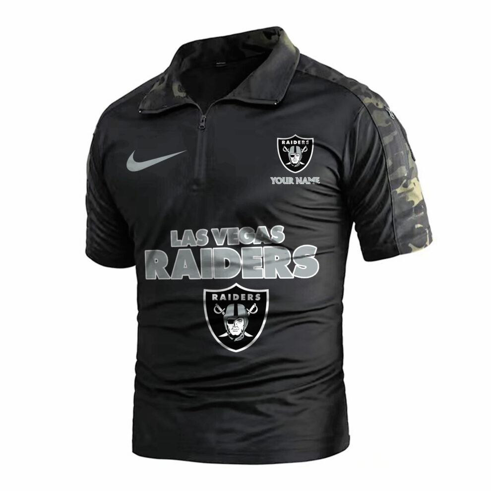 Las Vegas RaidersArmy Polo Shirt AZBTAPS000050