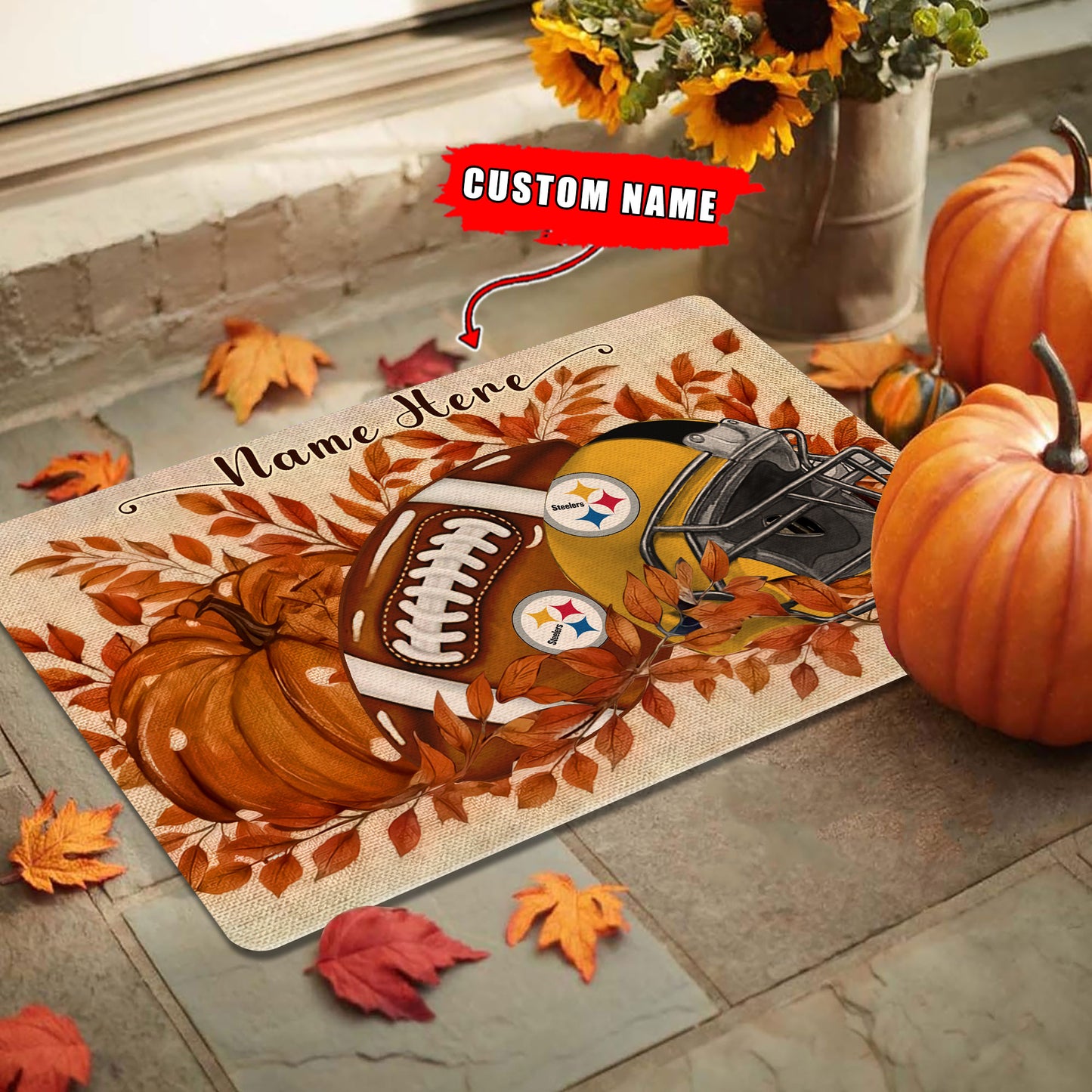 Pittsburgh Steelers  Fall Doormat New Collection AZBTDM000068